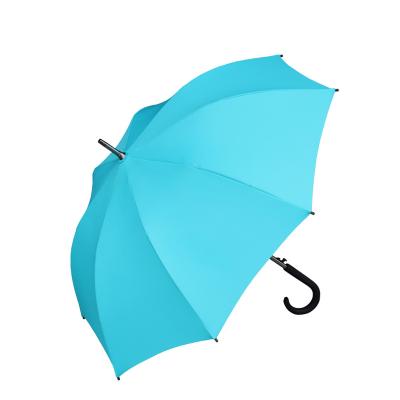 China Single Layer UV Protection Logo Outdoor Sun Umbrella Custom Made Coating Wholesale Hot Minimalist Integrated Straight Umbrella for sale