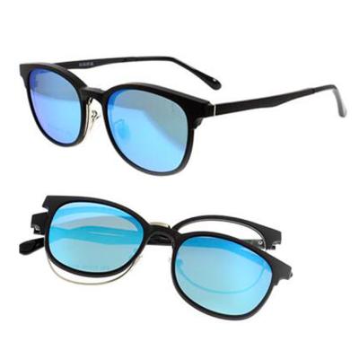 China Fashion TR90 Sunglasses Metal Unbroken Sunglasses Magnetic Clip On Magnetic Sunglasses Lenses for sale