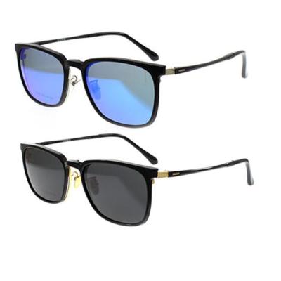 China Fashion Sunglasses Wholesale OEM TR90 Unbroken Sunglasses Magnetic Clip On Sunglasses With Interchangeable Lens for sale