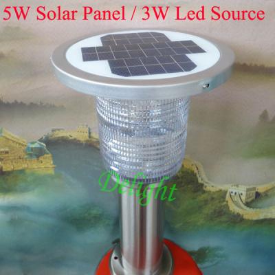 China 5W Panel 3W Led Source High Brightness Solar Garden Light Lawn (DL-SLS004) for sale