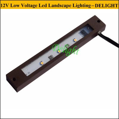 China 12V led Rail Stone Cap light 6 inch LED Hardscape Light LED under deck light for sale