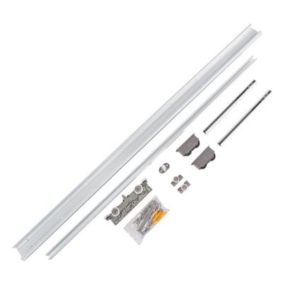 中国 Wall Windproof Magic Soft Closing Hardware Of Hidden Invisible Sliding Door System 販売のため