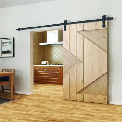 China Modern Sliding Barn Door System Double Cabinet Sliding Interior Barn Doors Te koop