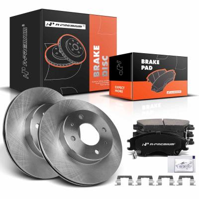 China Front Disc Brake Rotors & Ceramic Brake Pads for Hyundai Accent 2002-2005 L4 1.6L for sale