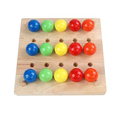 China Large Blocks for Safety Baby Wooden Toys Promote Hand-Eye Coordination Montessori Wooden Toys for Child Education for sale