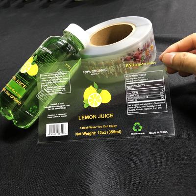 China Private Label Waterproof Custom Adhesive Stickers Printing Label 250ml For Beauty Personal Care Shampoo Products for sale