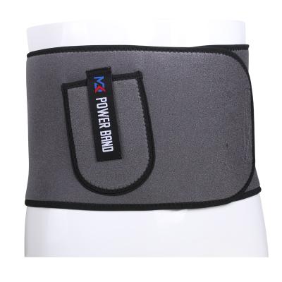 China Custom Factory Price UNISEX Neoprene Belly Belt Sweat Waist Trimmer with Pocket Waist Support Weight Loss for sale