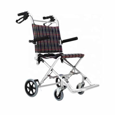 China Body Health Care Aluminum Alloy Folding Light Trolley for Elder, Plane Travel Wheelchair Scooter for sale