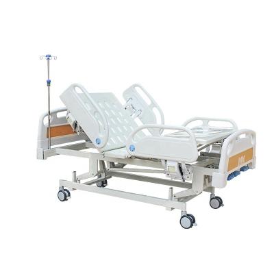 China High Quality ABS 3 Crank Manual Hospital Bed ICU Guardrail Triple Function Medical Bed Hospital Nursing Bed Manuals pp for sale