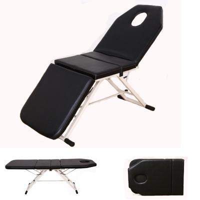 China Modern Large In Stock High Quality Portable Foldable Massage Beauty Bed Tattoo Chair for sale