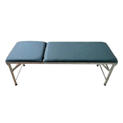 China Beautiful appearance high quality stainless steel backrest adjustable massage bed for beauty salon table for sale