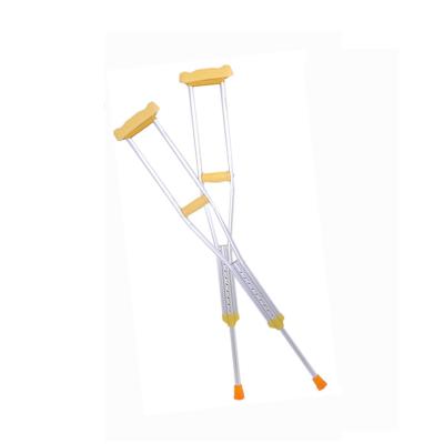 China Durable The Most Popular Size Medical Walking Stick Elderly And Disabled Aluminum Adjustable Crutches for sale