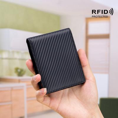 China Slim Minimalist Men's RFID Leather Wallet RFID Blocking Multi Function Leather Wallet For Men for sale