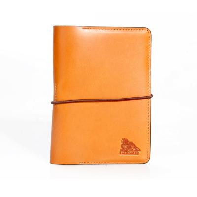 China Real leather new design vintage travel passport holder with large capacity 14.5*10cm for sale