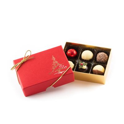 China High Quality Gift Boxes Recyclable Chocolate Paper Luxury Packaging Box , Christmas Food Packaging for sale