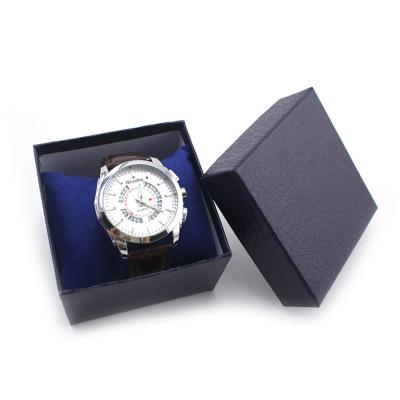 China Custom Deep Black Printing Watch Box Lid and Base Watch Paper Box and Cardboard Watch Box for Watch Box Packaging for sale