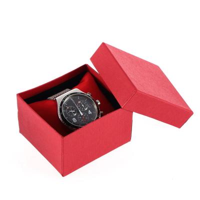 China Custom Deep Black Printing Watch Packaging Box Lid and Base Watch Packaging Box and Cardboard Watch Box for Watch Box Packaging for sale