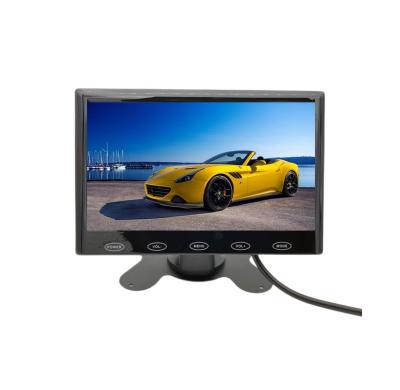 China Amplifier Wholesale Black 800*480 LCD Screen Display 7 Inch Monitor Slim LCD Display for sale