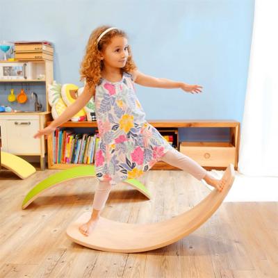 China Original XIHA 2021 Modern Wooden Board Balance Kids Toys For Toddlers Adult High Quality Wooden Balance Board Shimmy Board Child Yoga for sale