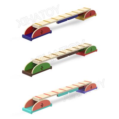 China Children Learning Playing Factory Wholesale High Quality Children Wooden Science Educational Toy Seesaw And Balance Natural Wooden Swing Board for sale