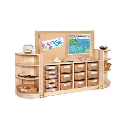 China XIHA Toy Nature Wooden Room Furniture Early Modern Kindergarten Montessori Materials Educational Sets With Table Chair For Kids Dream for sale