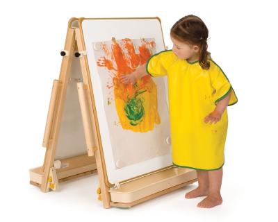 China XIHA Teaching Kids Wood Drawing Board Painting Board Easel Stand For Sale Wooden Children's Art Easel Sets With Blackboard WriteBoard for sale