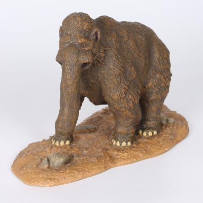 China Europe Resin Woodlike Elephant Decoration, Resin Painting Animal Decoration, Resin Table Top for sale