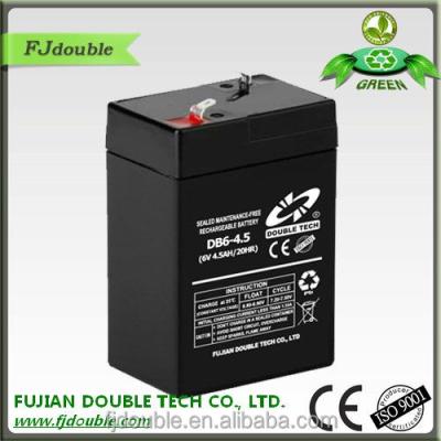 China UPS 6v rechargeable 4.5ah 20hr ups small battery for led light for sale