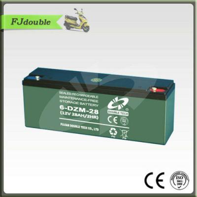 China 6-DZM-28 electric bike battery rechargeable lead acid battery /electric bike / scooter maintenance free battery 12v28ah for sale