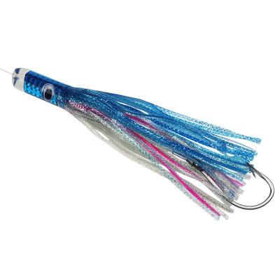 China Big Game 30cm Big Game 30cm Ocean Bionic Octopus Skirt Resin Jet Head Trolling Sea Fishing Rubber Lure For Marlin Tuna for sale