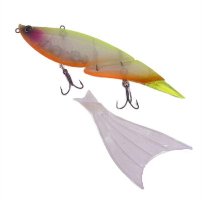 China New Design 2 Newest Model 2023 Segments Swimbait Replaceable Tail Bionic Swimming Lure Big 56g 190mm Multi-joint For Big Game for sale