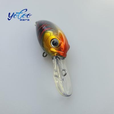 China OEM High Quality ABS Plastic Plastic CrankBait Tackle Swim Bait Hard Bait Float Shallow Diving Bass Fishing Lure for sale