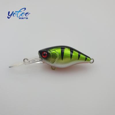 China Wobbler 5.1g High Quality Fishing Hard Plastic Lure Wobbler 5.1g Mini Noise Crankbait Variable Sinking ABS PESCA 37mm ABS Yotoo Japanese Design for sale