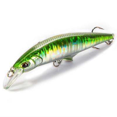 China Wholesale ABS Plastic Minnow Heavy Sinking Current Fishing Lure 120mm Sea 45g Bass Long Casting Saltwater Artificial Groundbait for sale