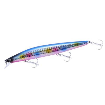 China Wholesale ABS Plastic In Stock 145mm Long Mount 23g Floating Minnow Fishing Lure Hard Groundbait For Saltwater Bass Lure Pike Trout Bass for sale