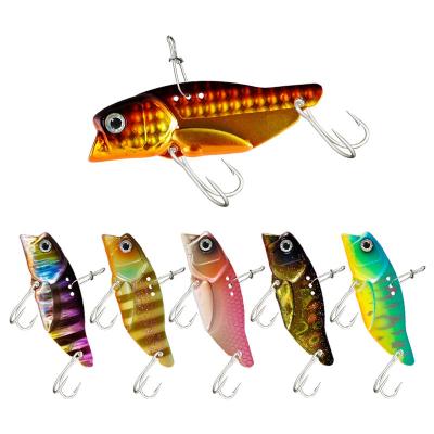 China Wholesale Factory Price Metal VIB Lure Lure 58mm 14g Vibration Hard Fishing Lure For Bass With Double Hook for sale