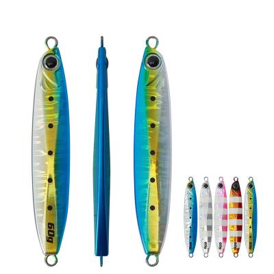 China Isca Fishing 35g 45g 60g 80g 100g Durable High End Metal Lures Building Lures Baits Fish Lures For Tuna Spanish Mackerel for sale