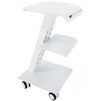 China Steel Portable Dental Trolley Movable Shelf Table Type 3k For Dentist Unit Accessary Trolley Cart Dental Technology for sale