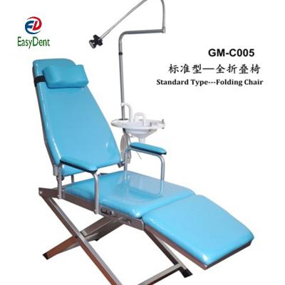 China High Quality Dental Portable Folding Chair Mobile Unit Beauty Salon Instrument Unit+Turbine Unit With LED Light For Dental Basic Tool for sale