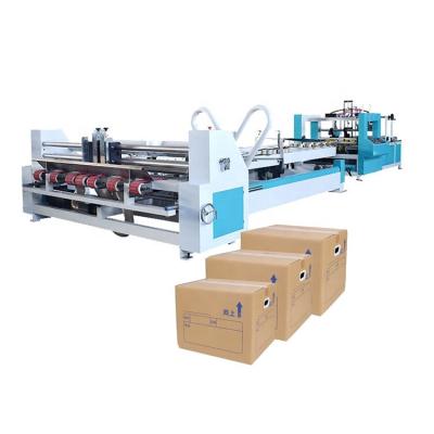 China Other Reliable Quality Automatic Prefolding Cardboard Folder Gluer Card Box Making Machine for sale