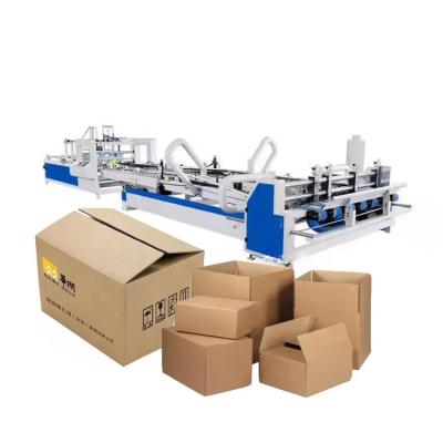 China Other Crash High Quality Corrugated Auto Lock Bottom Carton Four Six Corner Carton Box Folder Gluer Machinery for sale