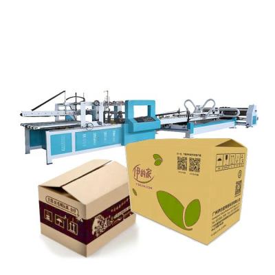 China Other China Factory Good Quality Corrugated Box Hot Melt Gluing Semi Automatic Press Folder Gluer Machine for sale