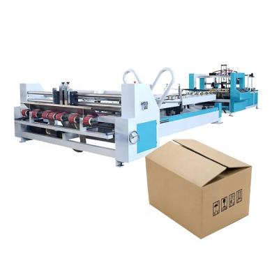 China Other High Grade Corrugated Pizza Box Making Machine Folder Cardboard And Glucer for sale