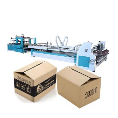 China Other Outstanding Quality Pizza Paper Bag Folding Gluing Digital Corrugated Box Making Machine for sale