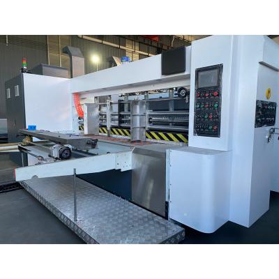 China Printing Shops Color Flexo Printing Slotting Die Cutting Machine For Corrugated Cardboard Box for sale