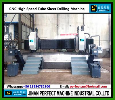 China CNC High Speed Drilling Machine for Tube Sheet heat exchanger pressure vessel China Top Supplier for sale