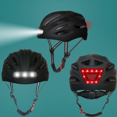 China Bicycle Head Protective Ultra Smart Helmet Outdoor Helmet Lights for sale