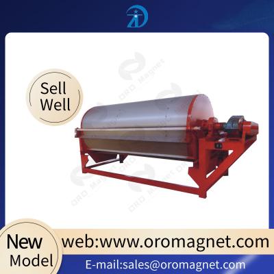 China High Intensity Permanent Slurry Wet Drum Magnetic Separator For Quartz/KaoLin/water-washed Sodium Potassium  feldspar for sale