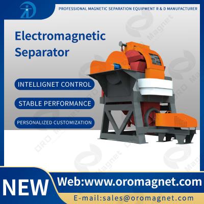 중국 산업 기름 젖은 드럼 자석 분리기 고성능 세라믹 고령토 슬러리 판매용