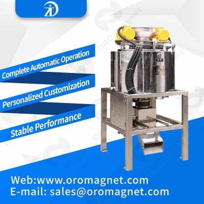 Cina Particella di plastica secca di separazione magnetica della polvere dell'attrezzatura del ferro del dispositivo di rimozione del quarzo della polvere elettromagnetica del feldspato in vendita